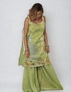 Vanya's Women’s Peacock Embroidered Suit