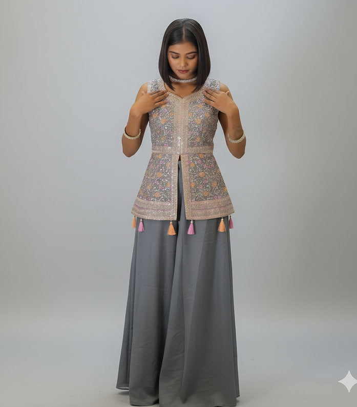 Vanya's Women’s Embroidered Suit