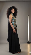 Vanya's Suit with jacket style top