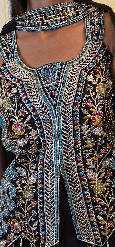 Vanya's Suit with jacket style top