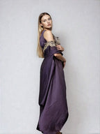 Vanya's Women’s Embroidered Lehenga Choli with Drape