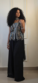 Vanya's Suit with jacket style top
