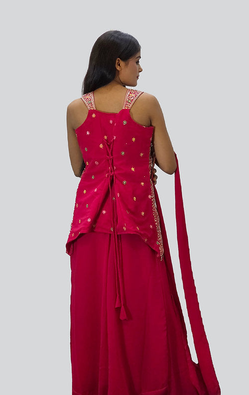 Vanya's Embellished Sleeveless Suit/Jacket style